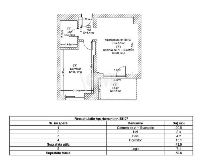 De închiriat: ap. 2 camere + parcare - NOU - Estoria - Nicolae Teclu - 14