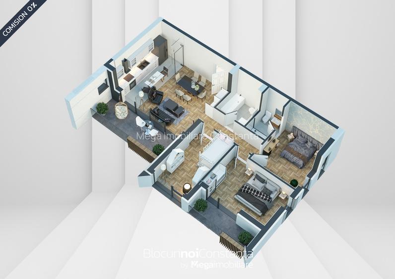 ✅Ofertă » Apartament 4 camere la cheie · Fațadă ventilată | TVA inclus - 1