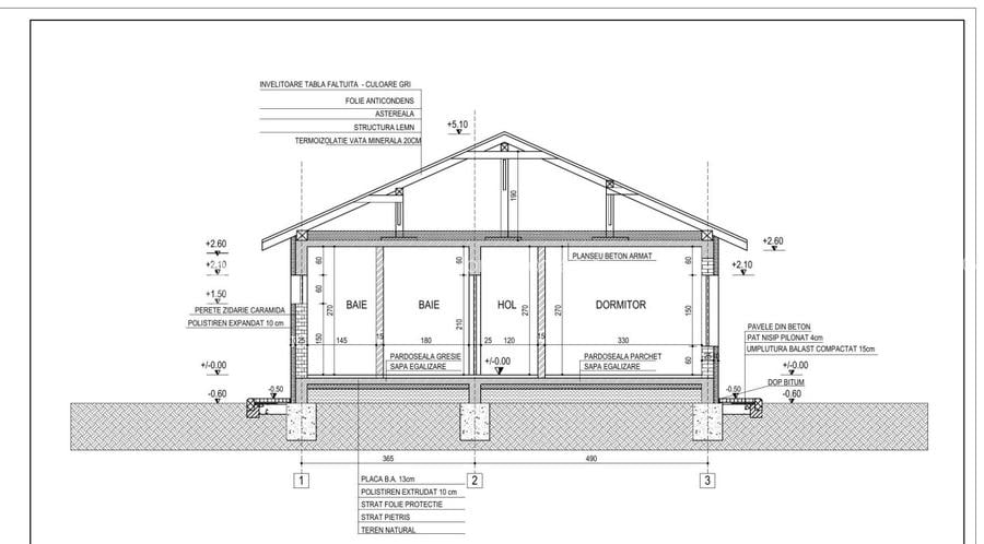 Cornu Villas - Valea Prahovei 4 Camere  - Casa Individuala Parter + 450MP Teren - 33