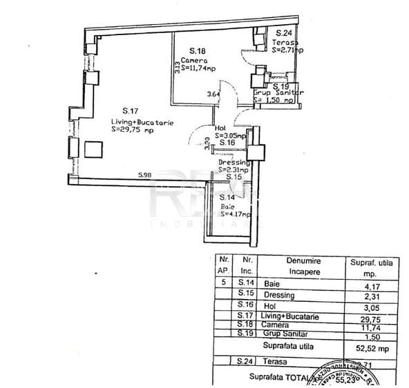 2 camere Iancului decomandat, centrala, et. 2, an 2012, metrou, 55 mp - 9