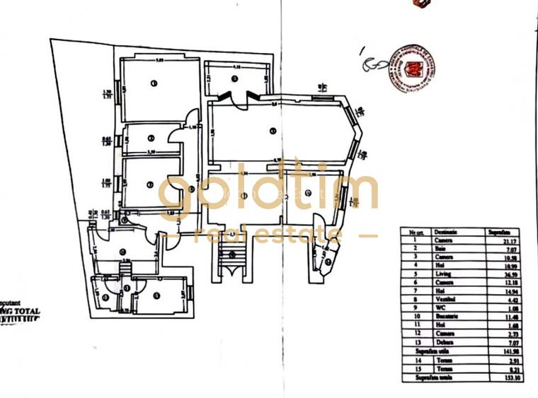 Apartament superb 5 camere in vila 153mp/ Armeneasca - 25