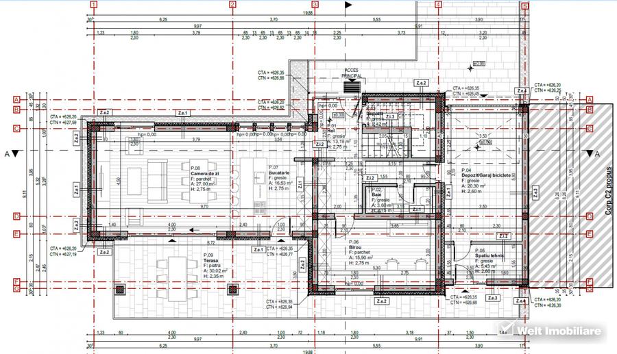 Teren autorizat duplex premium in Feleacu - Natura, asfalt, utilitati complete - 7