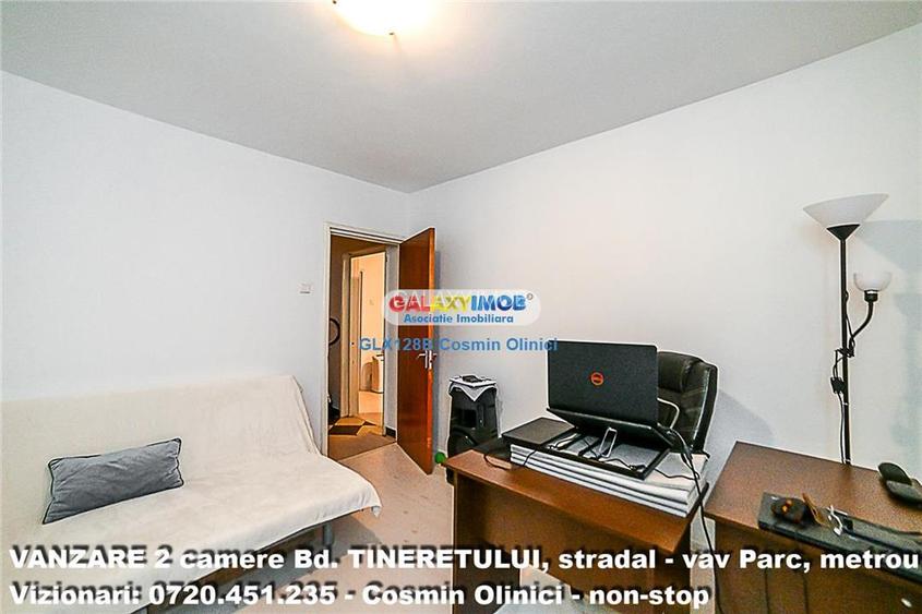 Vanzare 2 camere Bd. Tineretului - stradal - vav Parc - metrou - 50mp - 6