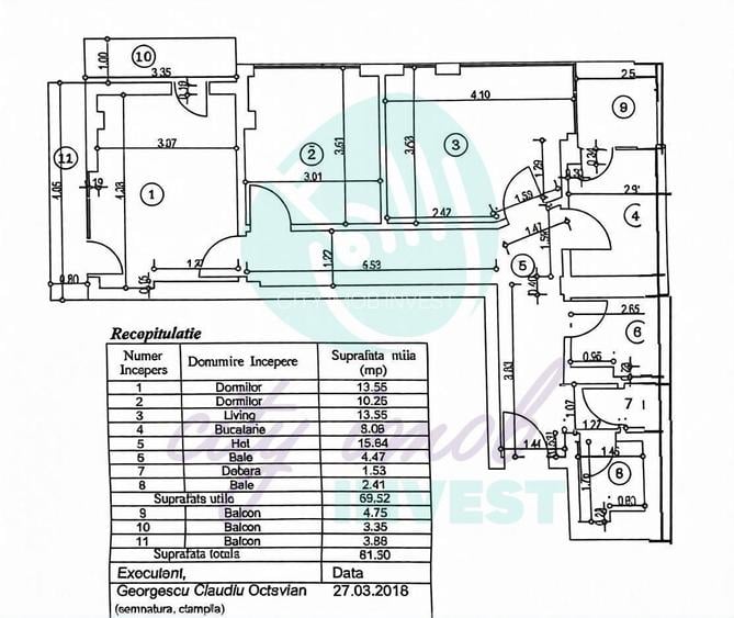 3 camere intr-o cladire cu arhitectura deosebita - 15
