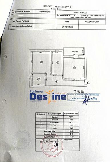 Apartament 2 camere decomandat 59 mp mobilat utilat geam la baie loc de parcare - 12