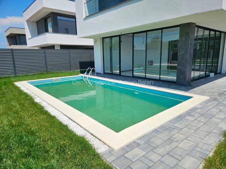 Vila moderna cu piscina Tunari Ilfov pe malul lacului Pasarea  - 2