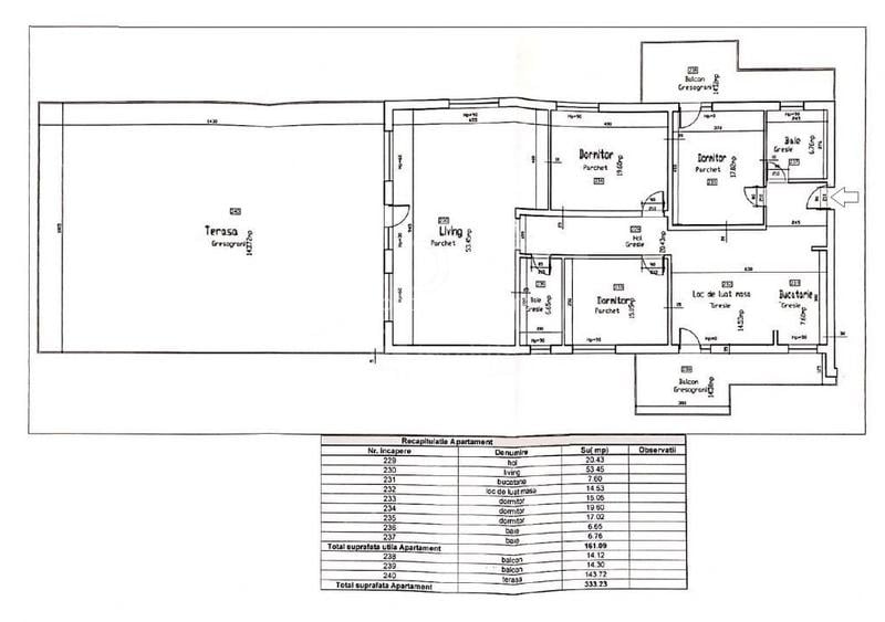 Apartament 4 camere de vanzare in Floresti - 13