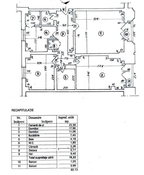 Vanzare 3 Camere Burebista - Alba Iulia, Bloc Monolit, Centrală Proprie - 5