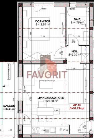 Etaj 1. Finisat la cheie. Loc de parcare - 9
