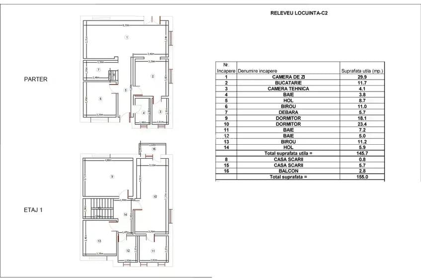 Casa / Vila | 5 camere | Curte 220  mp  | metrou 15 min | - 4