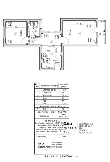 Apartament  2 camere L acul Tei - 1