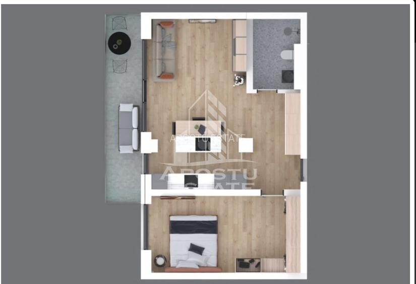 De VÂNZARE apartament 2 camere in bloc nou cu super pozitie - 2