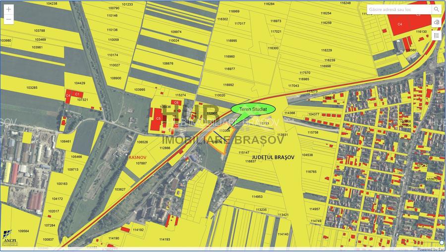 Teren dezvoltare rezidentiala Blocuri – Rasnov zona Chimica | PUZ | 144 Ap - 5