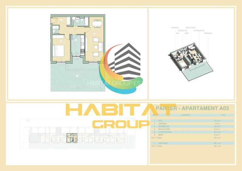 Pallady 2 camere 62 mp + curte 48 mp  12 min. metrou N.Teclu - 2