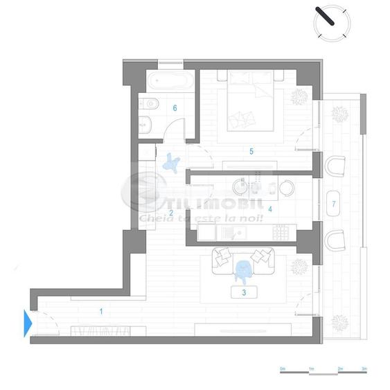 Apartament 2 camere - bloc nou - Cug - Selgros - 3