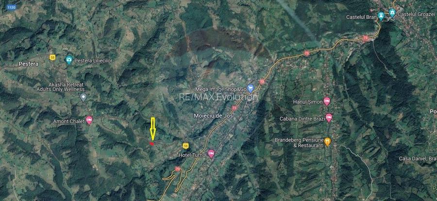 Teren extravilan, 2000 mp, Sat Peștera (com Moieciu) - 9