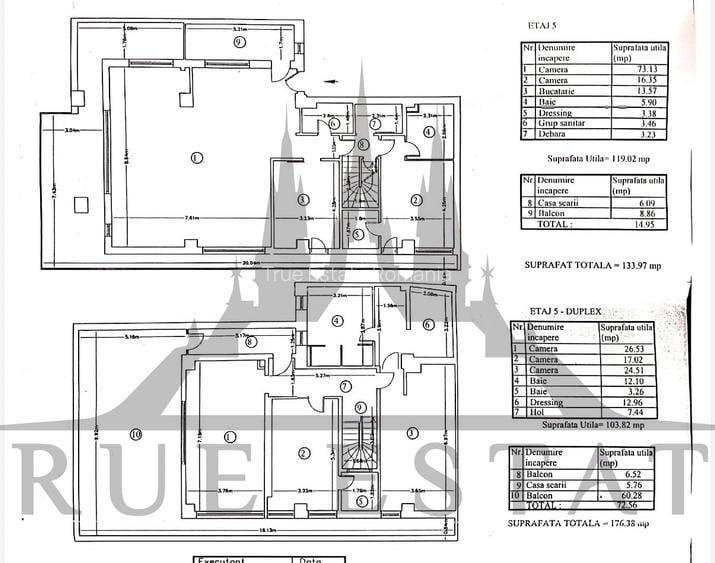 Penthouse unic- British School si UNATC- vedere panoramica spre zona de case - 23