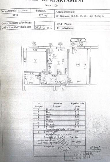 Apartament 2 camere, renovat, centrala proprie, zona Vest/ 9 Mai, Ploiesti - 7