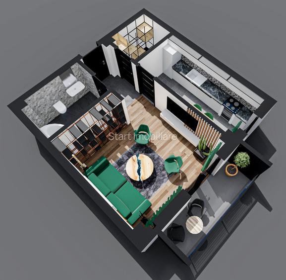 Apartament 1 camera decomandat, bloc nou - 6