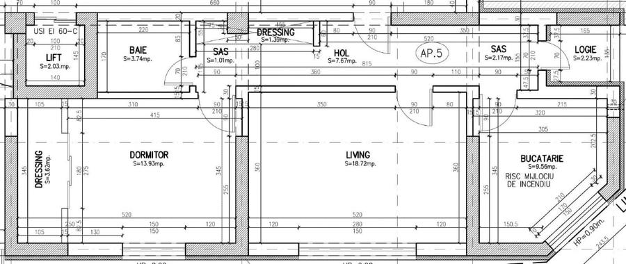 Inchiriez apartament 2 camere, 66 mp, Piata Progresul - 11