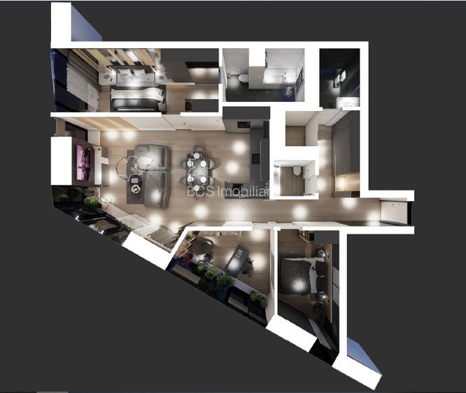 Apartament 4 camere cu vedere panoramica - Barbu Vacarescu - 25