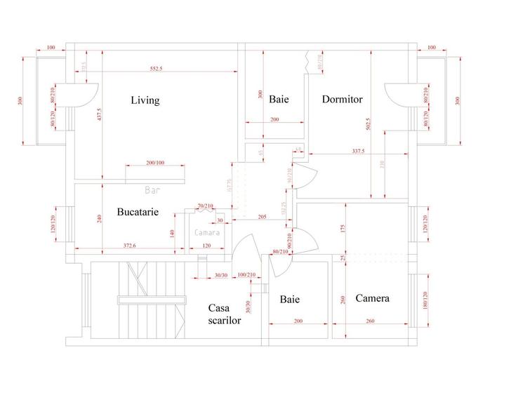 Apartament 3 camere, 90mp, 2 bai, 2 balcoane, Frunzisului - 12