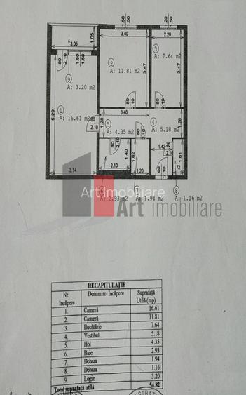 Apartament cu 2 camere de vanzare-Margeanului-Rahova-cu centrala - 10