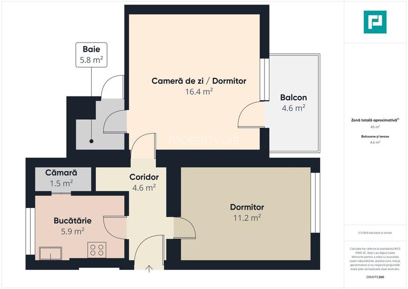 Apartament 2 camere, Central (Piața 700) Timișoara - 9