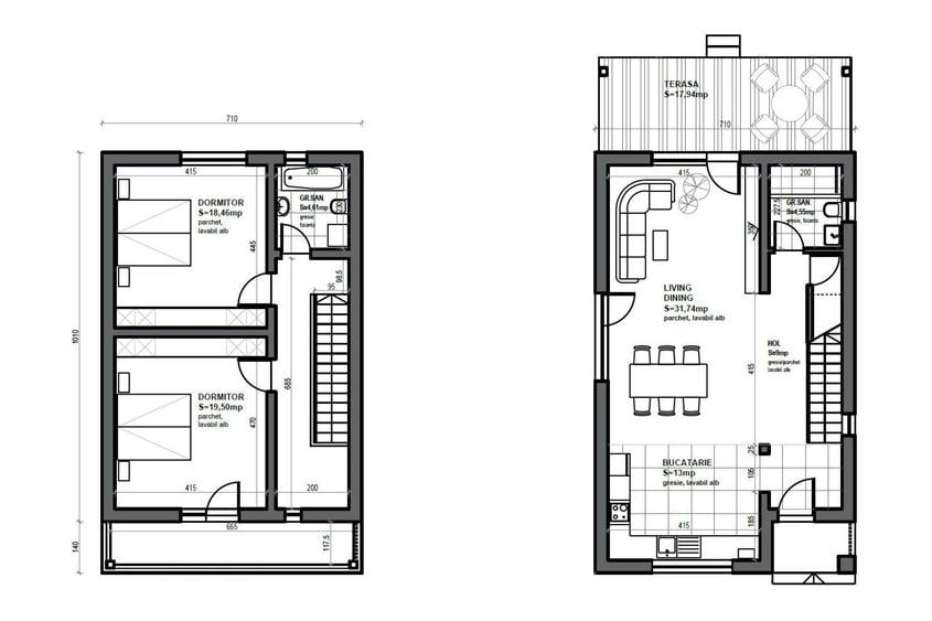 Case individuale în Sânpetru, cu teren 400 mp și toate utilitățile - 9