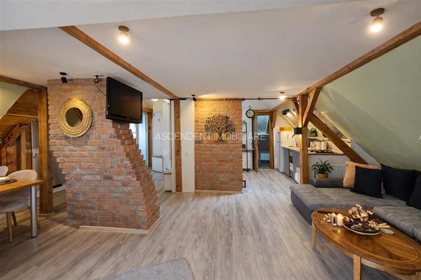 Apartament rustic chic, 3 camere, Centrul Istoric, 98 mp, parcare - 11