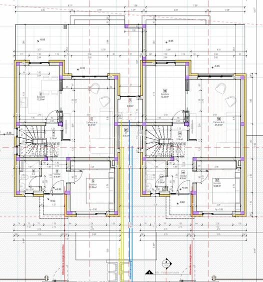 Duplex 5 camere separat prin CT Mosnita Noua - 17