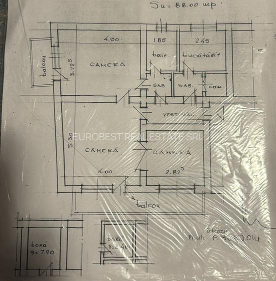 Dorobanti, Beller, Parc Floreasca, apartament 3 camere, 114 mp totali, - 1
