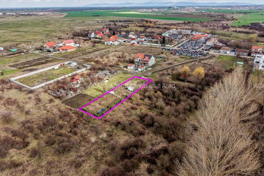 Teren 906 mp Arad,  preț sub localitățile limitrofe. - 2