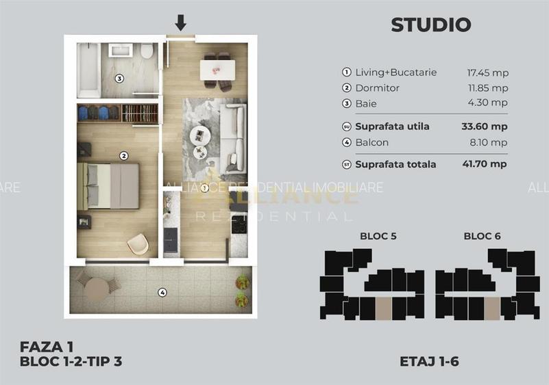 81 Residence - Studio | Acte gata | Metrou Berceni - 5