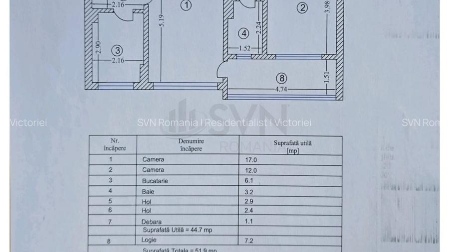 REA1027875 Apartament 2 camere I RENOVAT MOBILAT I METROU - 10