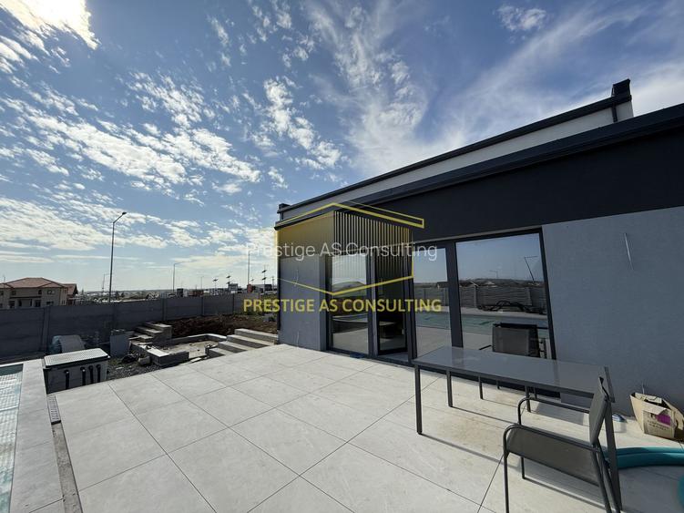 Vila moderna cu structura metalica, tehnologie NZEB si piscina | Giarmata - 15