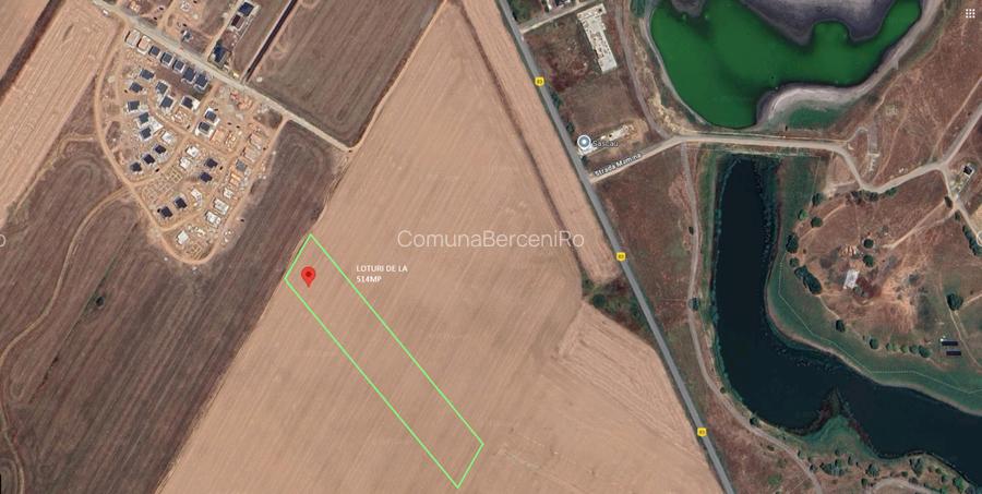 Teren in Rate Intravilan Berceni Manastire | curent gaz sosea | #LG10 - 3