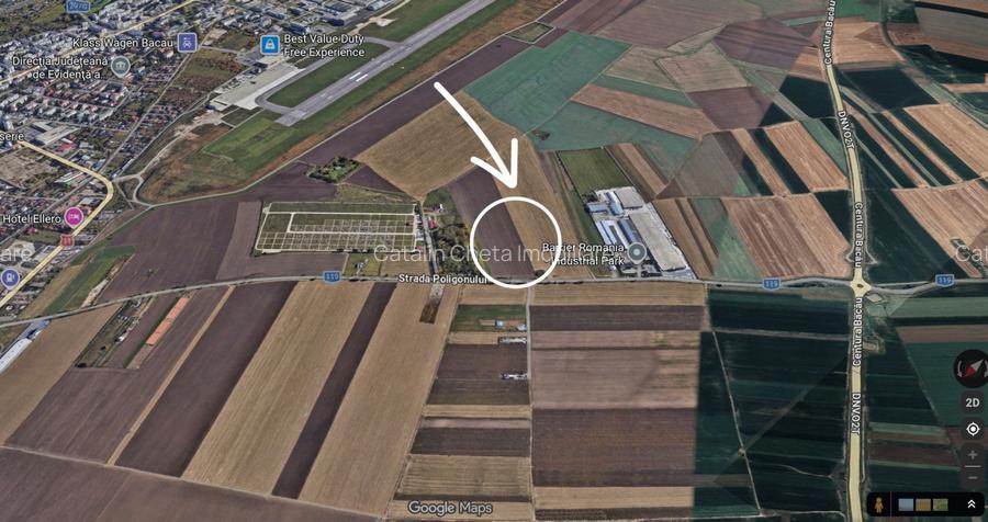 Teren intravilan de inchiriat 44700 mp langa centura Bacaului - 7