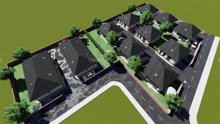 Casa  pe parter 3 cam+Pod.Teren 210mp. - 23