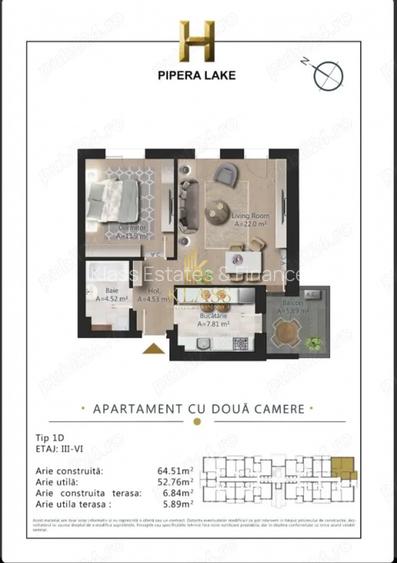 2 camere complex H Pipera Lake - 7