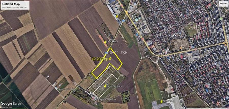 Teren intravilan 43.000 mp - deschidere 356 ml - Exclusiv PROHOUSE - 3