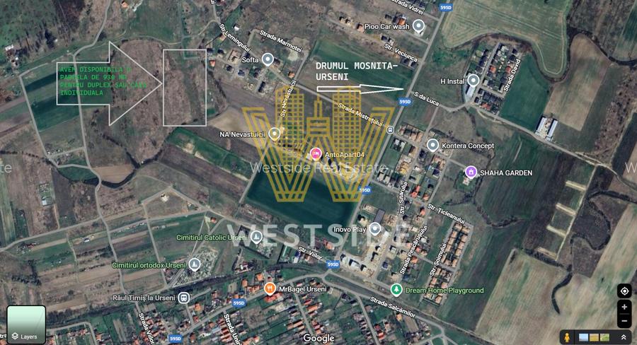 Parcela de vanzare la Mosnita Noua - 2