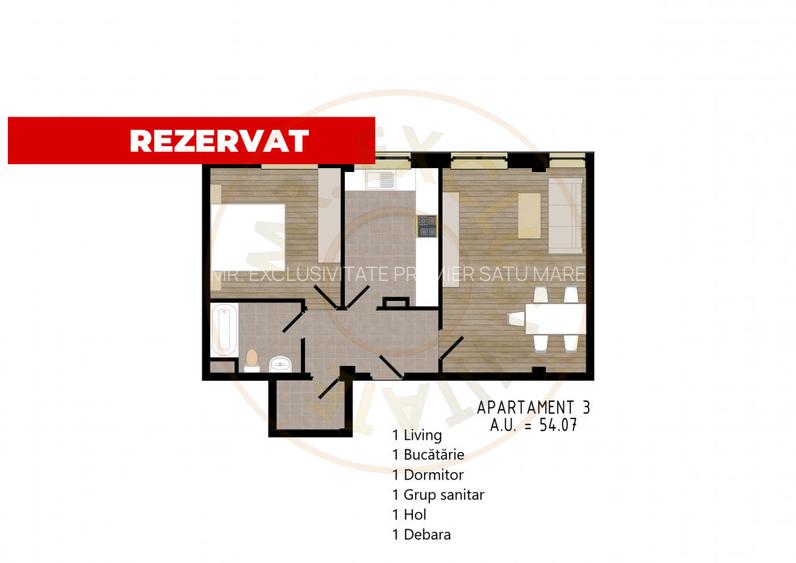 Zorilor Residence, Apartamente Noi 2-3-4 camere - Str. Zorilor - Carei - 10