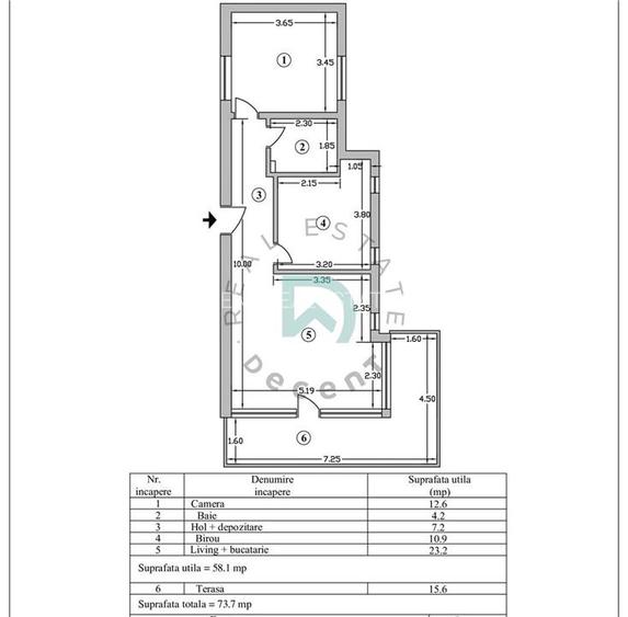 Apartament 3 camere Panoramice Centrul Istoric,  Brasov - 5