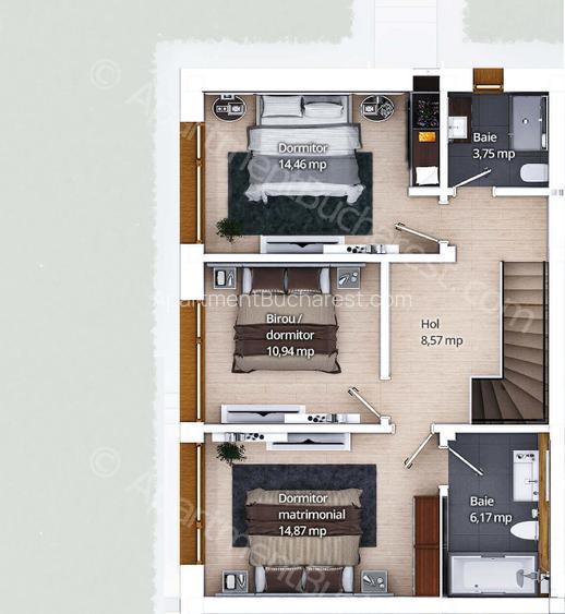Vilă spațioasă pentru familie  – Green City Residence, 1 Decembrie (Ilfov) - 3