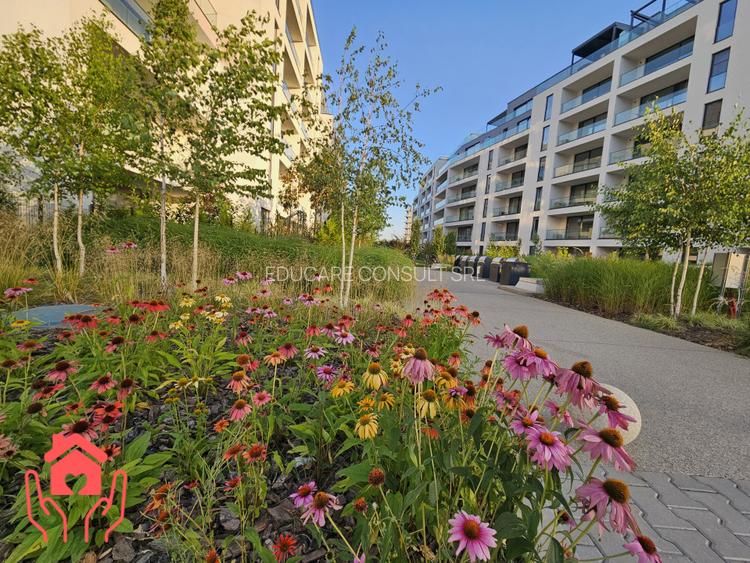 Baneasa Shopping City(THE IVY)-3 camere, 104 mp, mobilier ROVERE, terase, garaj! - 22