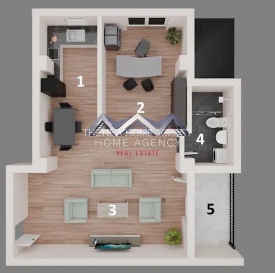 Apartament 2 camere Otopeni central - 1