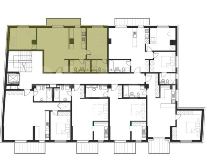 Apartament cu 3 camere, 2 bai, 75 mp, bloc nou, zona Iulius Mall - 3