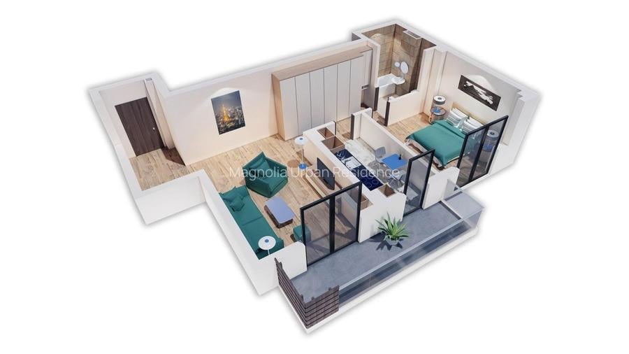 12E Ap 2 cam Magnolia Urban Residence Bucurestii Noi Straulesti - 4