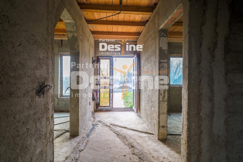 Casă individuală 75 mp P+POD 570 mp teren canalizare Ciurea - 13